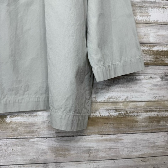Eskandar Women’s Cotton Wide Back Double Stand Collar Shirt size 1 US 10-12 - Picture 9 of 10